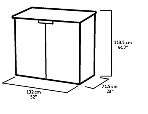 Keter 249319 Store it Out Nova Outdoor Garden Storage Shed (New)