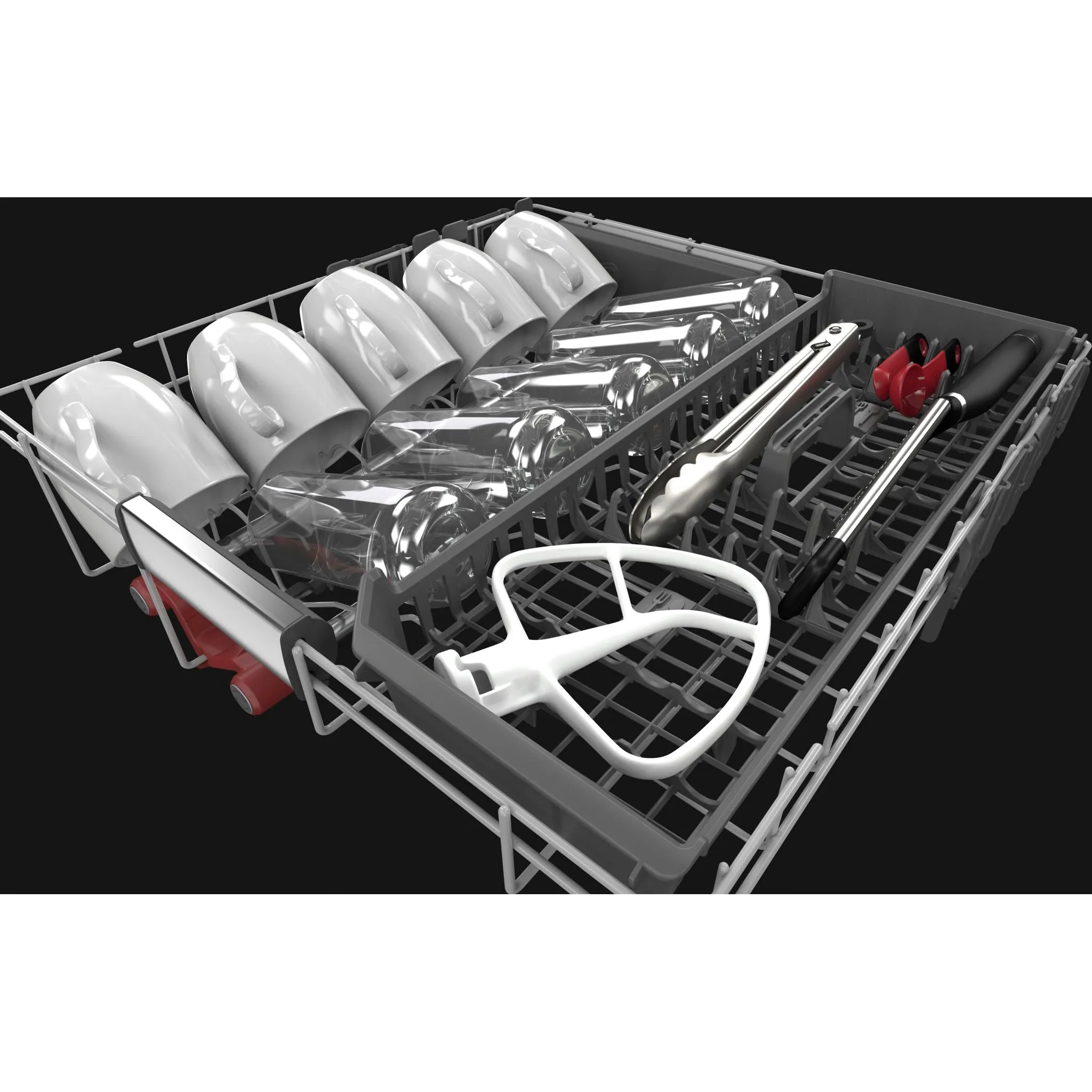 KitchenAid  44 dBA Dishwasher with FreeFlex Third Rack and LED Interior Lighting (KDPM804KBS)