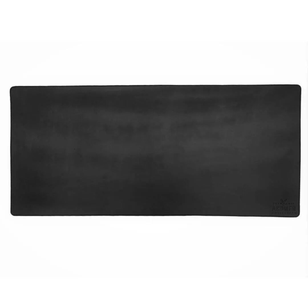 Leather Desk Mat - Black