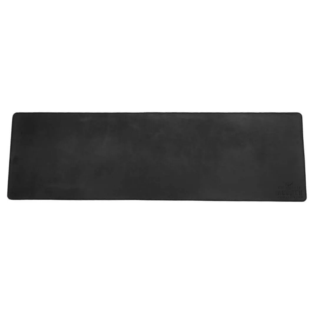 Leather Desk Mat - Black