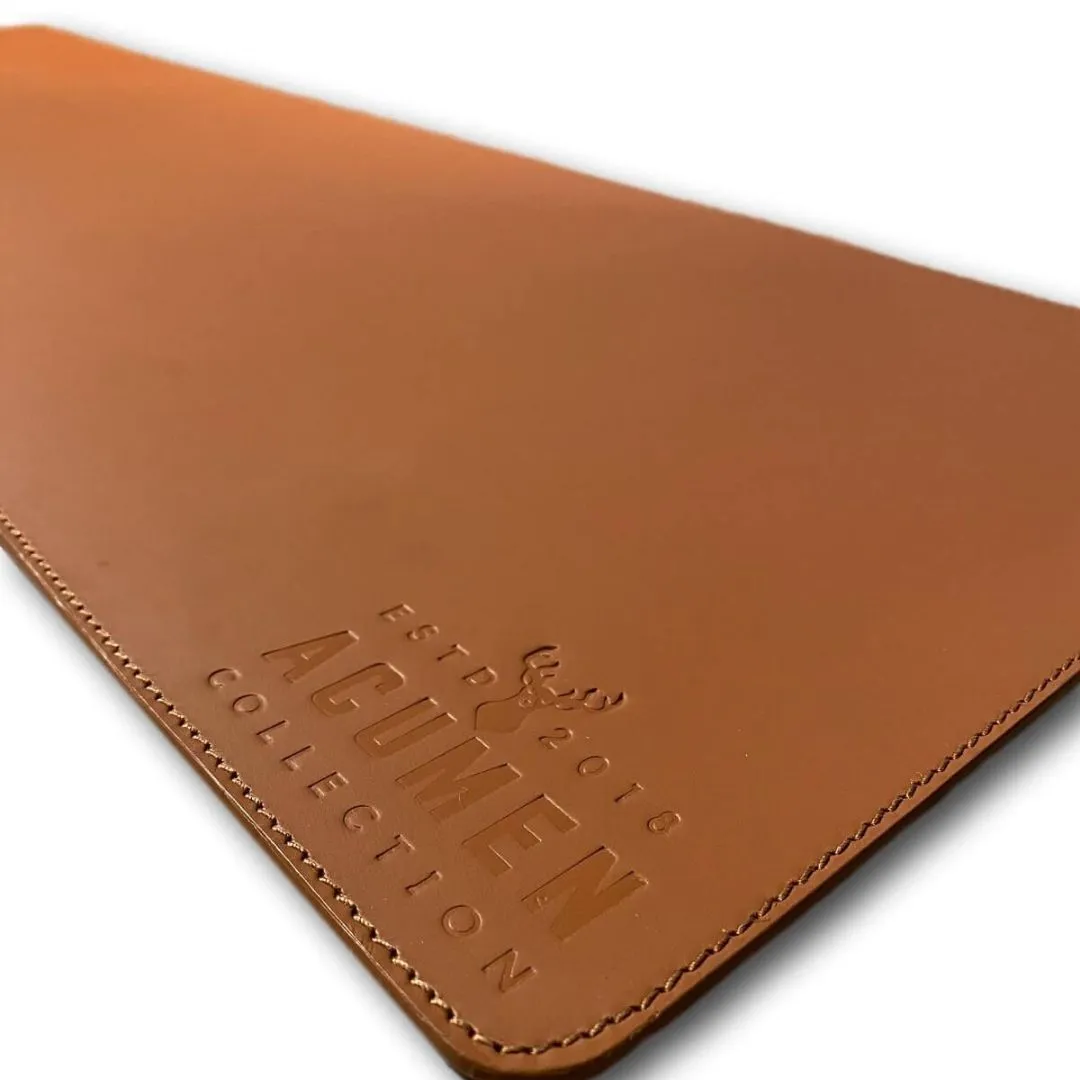 Leather Desk Mat - Tan