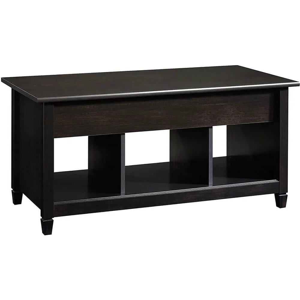 Lift Tabletop Coffee Tables Wood Living Room Furniture Hidden Compartment, Black