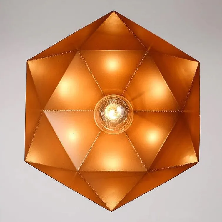 Macaron Color Geometric Pendant Light