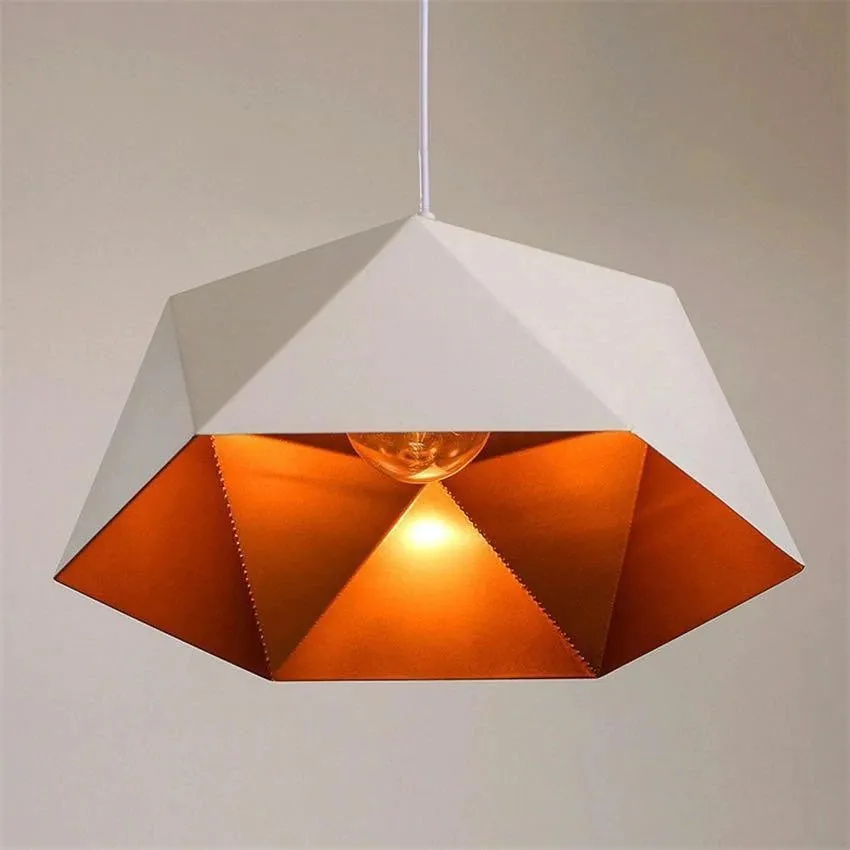 Macaron Color Geometric Pendant Light