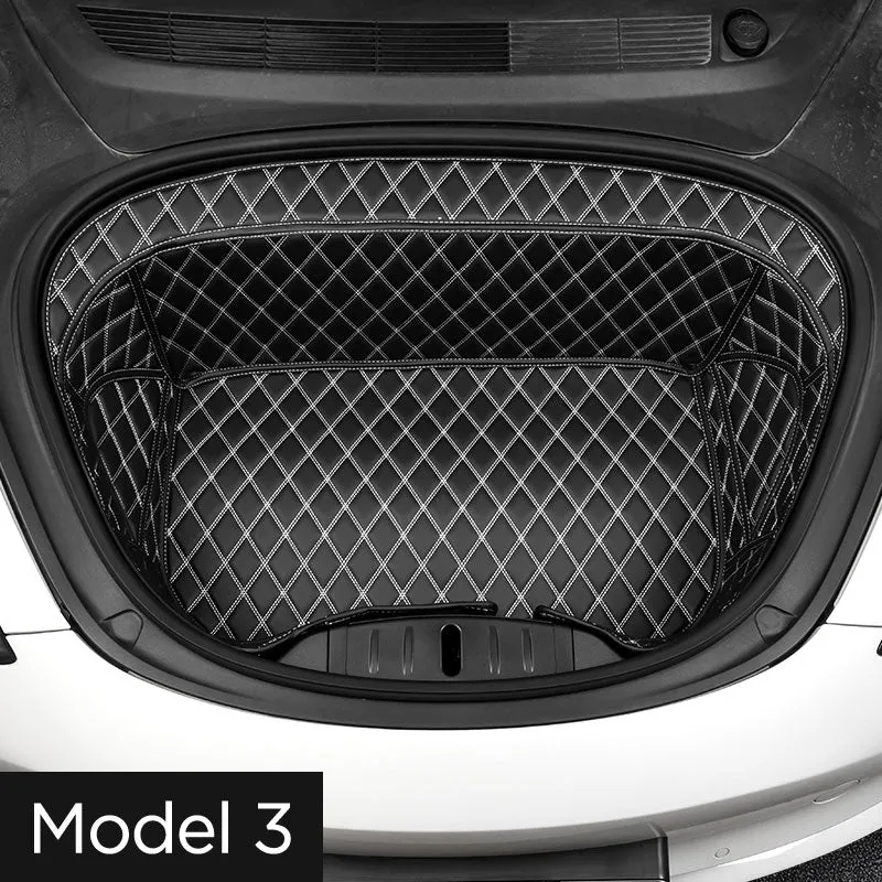 New Front Trunk Storage Mat Cargo Protective Bottom Pads For Tesla Model 3 2020 2021 Waterproof Dustproof Car Accessories