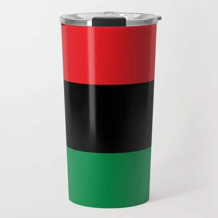 Pan African RBG Flag Bespoke Travel Mug