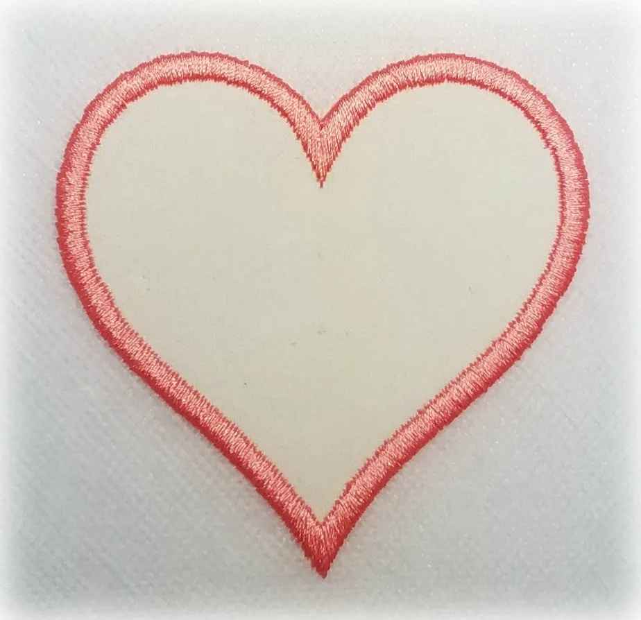 Patch 3 inch Heart - Blank