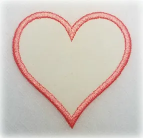 Patch 3 inch Heart - Blank