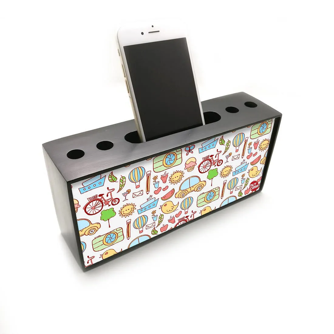 Pen Mobile Stand Holder Desk Organizer - Cute Elements