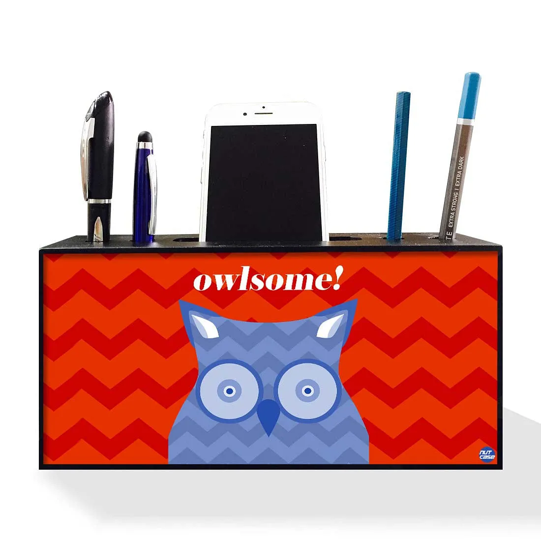 Pen Mobile Stand Holder Desk Organizer - Owlsome