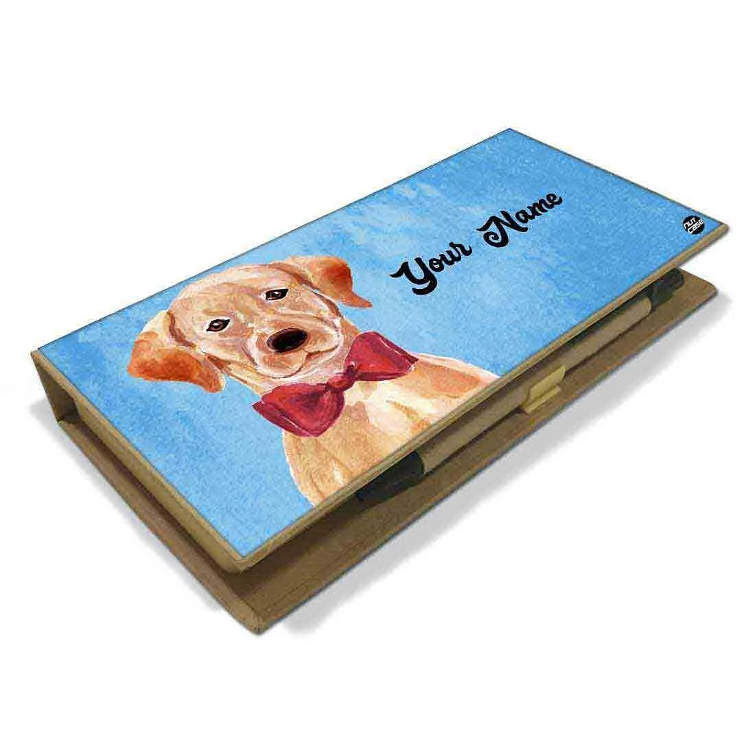 Personalized Stationery Kit Box Organizer for Kids Boy - Loving Dog