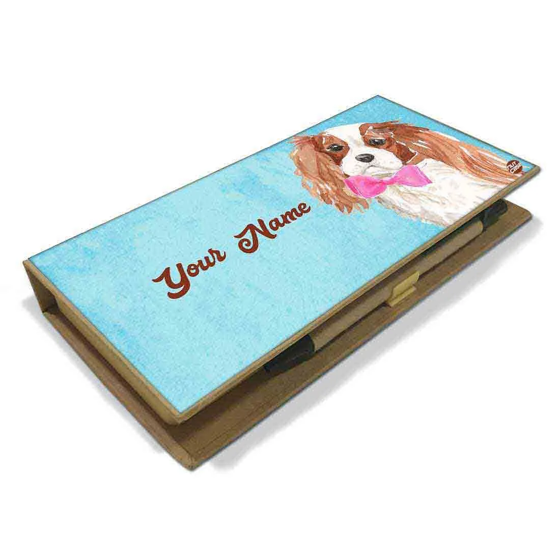 Personalized Stationery Organizers for Students Study Desk - Dog Tie