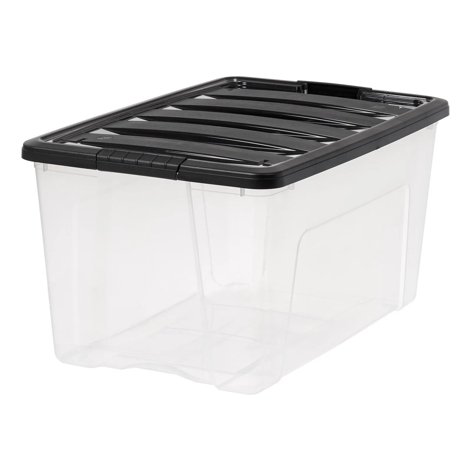 Plastic Storage Bins, Stackable Storage Container 2 Pack - 18 gal. (72 qt.)