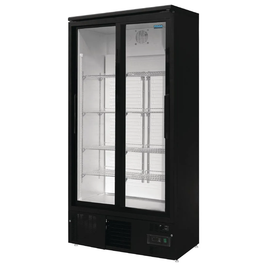 Polar G-Series Upright Back Bar Cooler with Sliding Doors 490Ltr