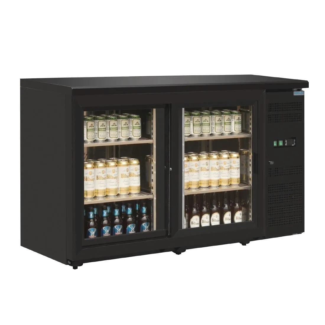 Polar U-Series Back Bar Display Cooler Double Door