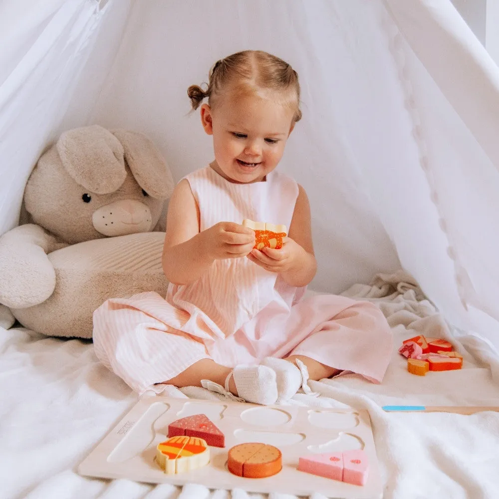 Pretend Bakery Board - Wooden Play Food