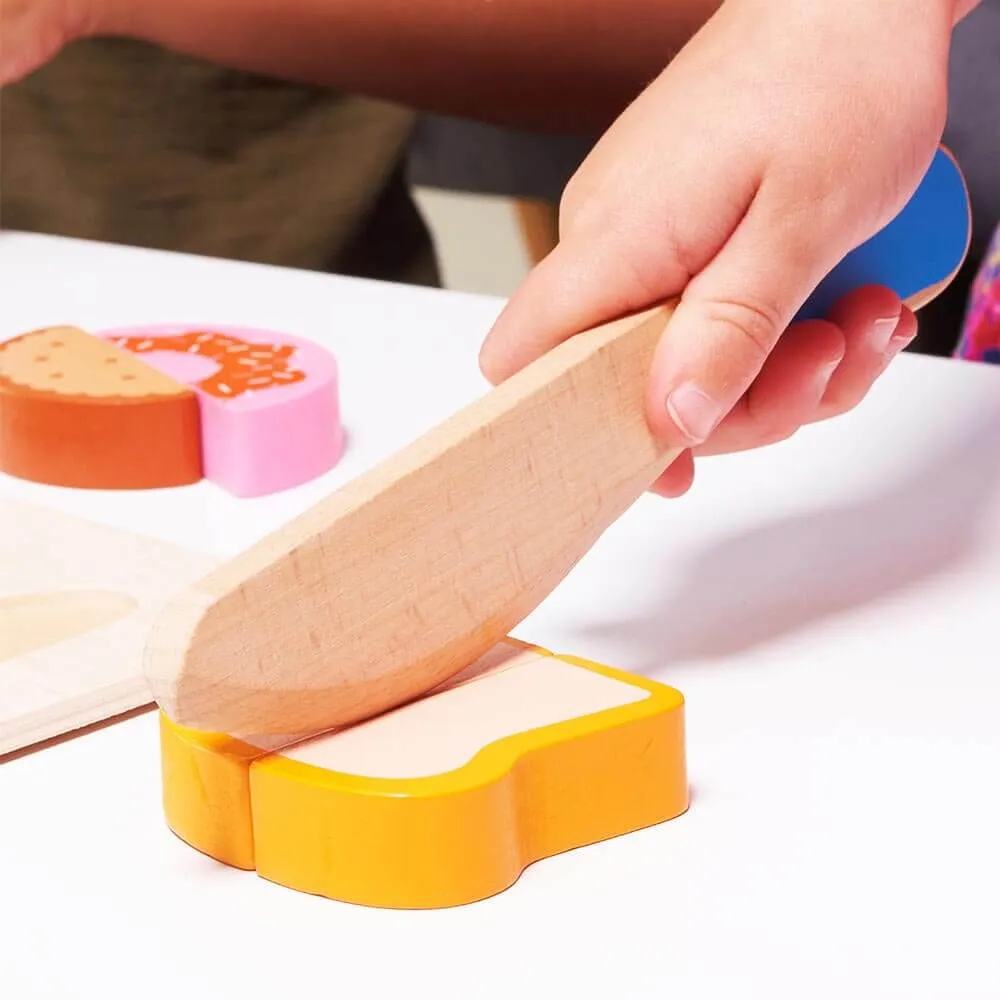 Pretend Bakery Board - Wooden Play Food