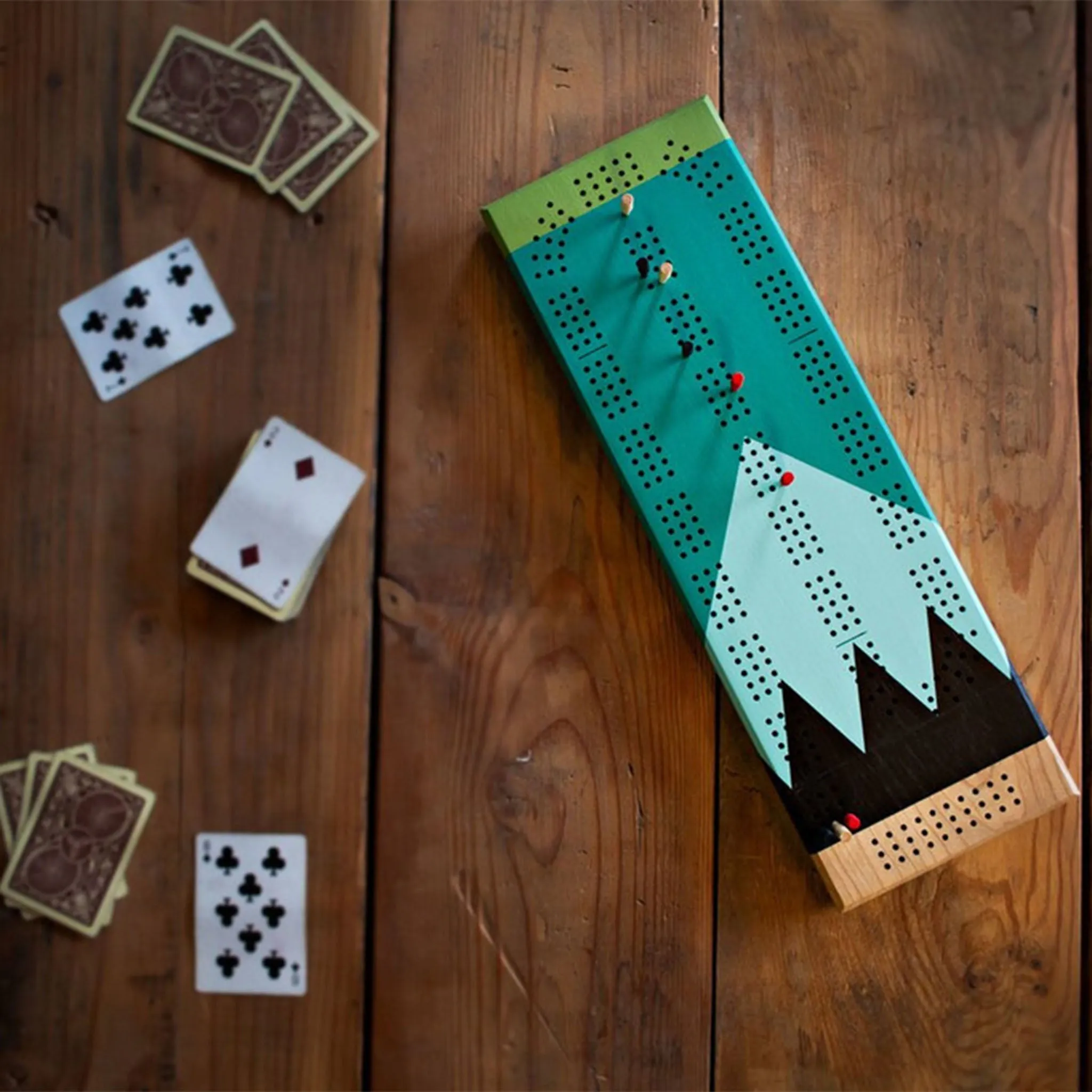 Sanborn Canoe Gooseberry Cribbage Board