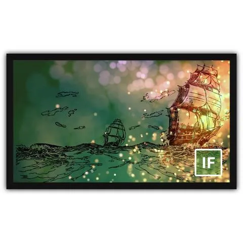 Severtson Screens Impressions Series Fixed Frame 113" (104.5" x 44.5") CinemaScope [2.35:1] IF2351133D