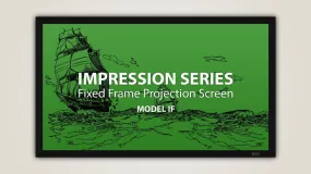 Severtson Screens Impressions Series Fixed Frame 141" (130.5" x 55.5") CinemaScope [2.35:1] IF2351413D