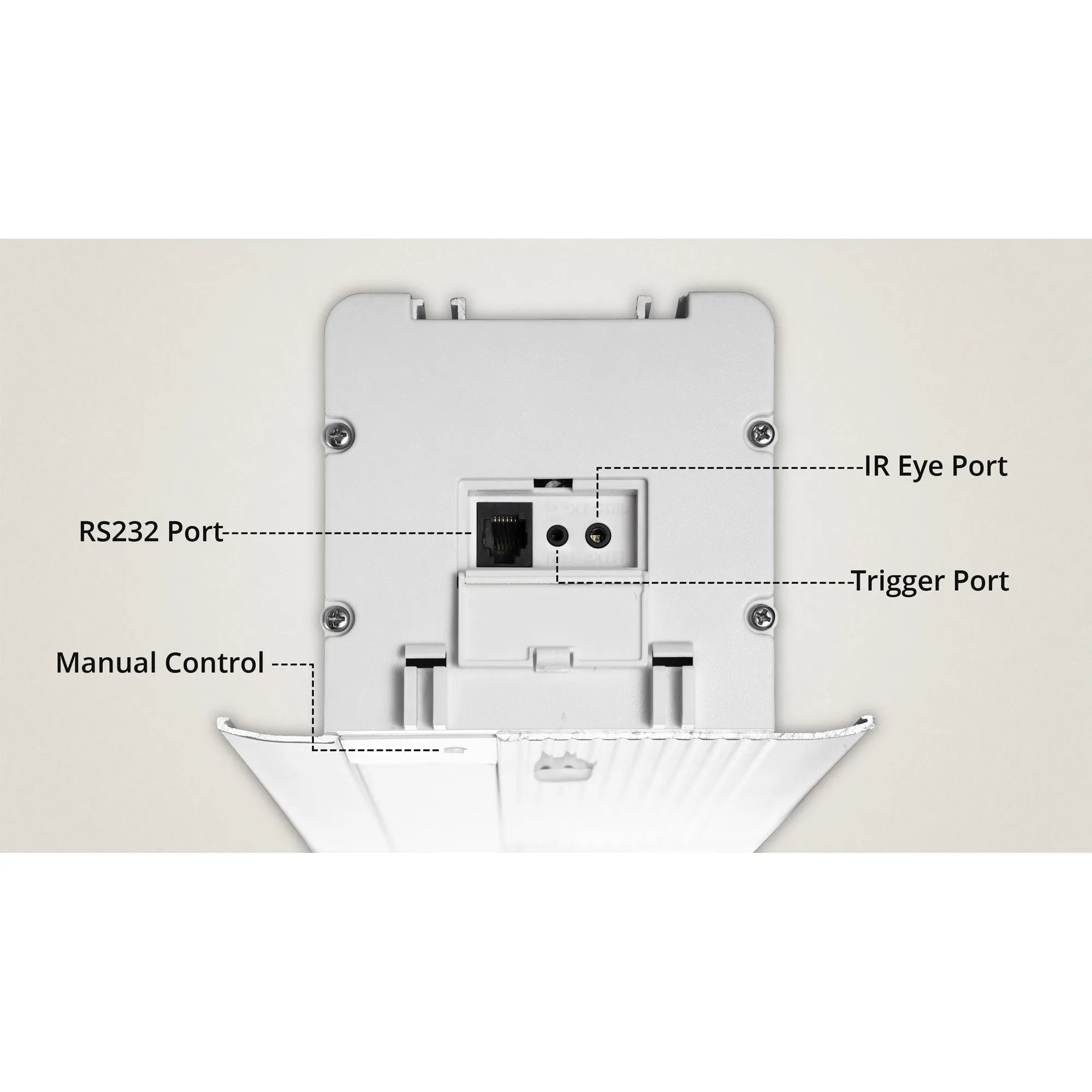 Severtson Screens Spirit In-Ceiling Series 154" (130.6" x 81.6") Non Tab Tension Widescreen [16:10] SE1610154MW