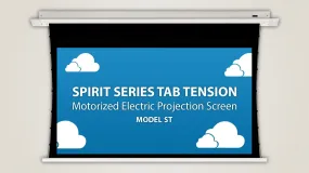 Severtson Screens Spirit Tab Tension 94" (79.7" x 49.8") Widescreen [16:10] ST16100943D