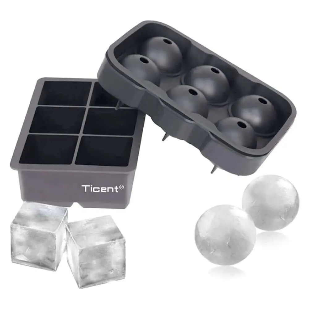 Silicone Ice Cube Trays Set of 2