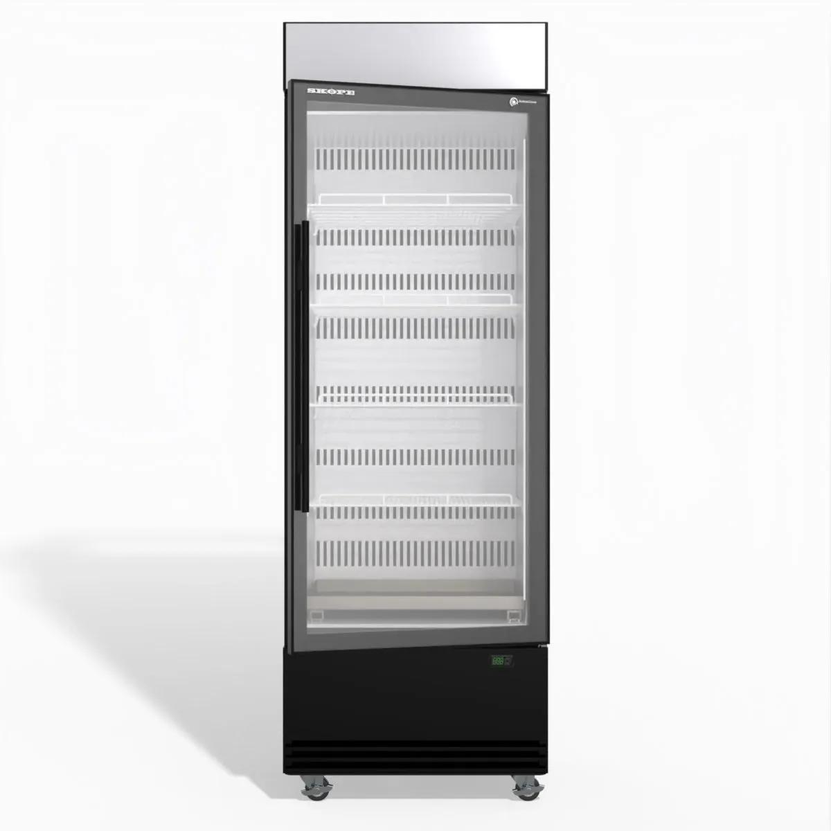 Skope BME600N-AC 1 Glass Door Display or Storage Fridge, Lit Sign