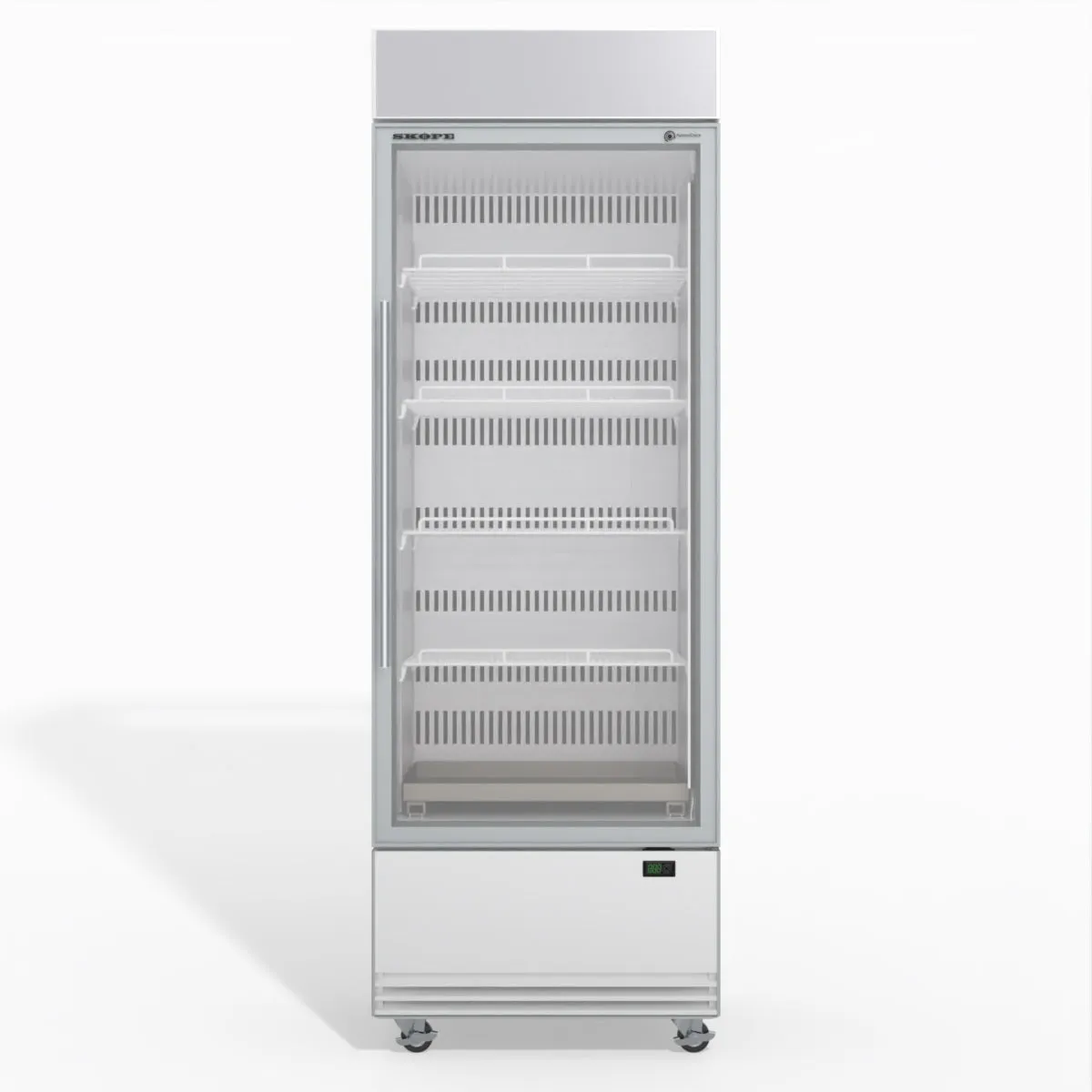 Skope BME600N-AC 1 Glass Door Display or Storage Fridge, Lit Sign