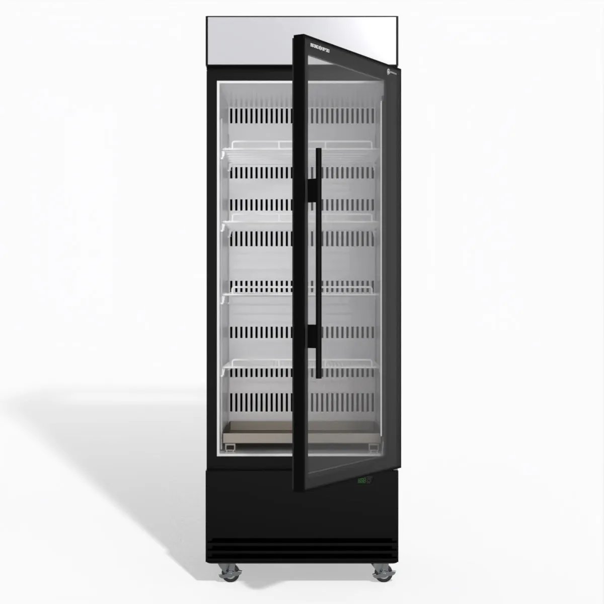 Skope BME600N-AC 1 Glass Door Display or Storage Fridge, Lit Sign