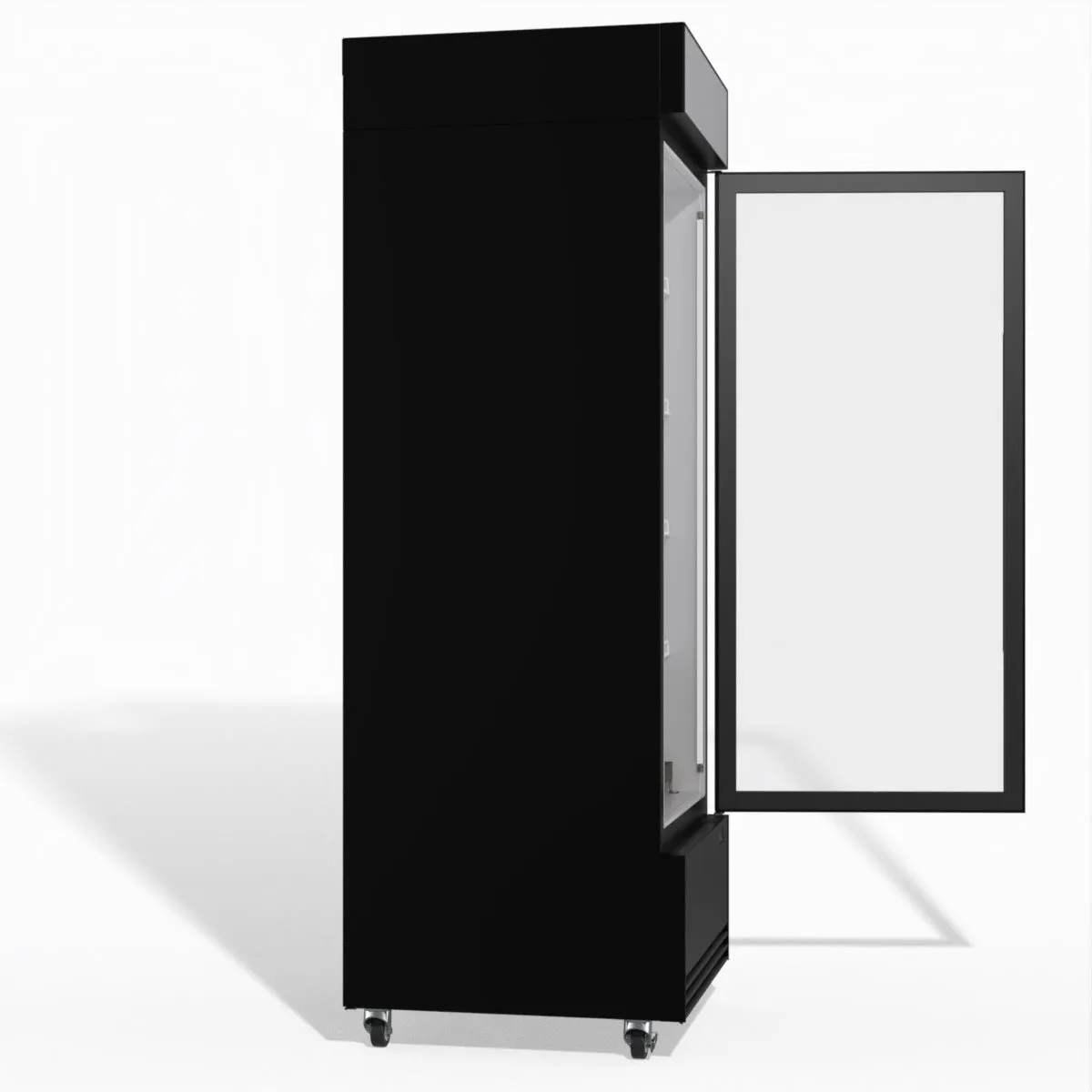 Skope BME600N-AC 1 Glass Door Display or Storage Fridge, Lit Sign