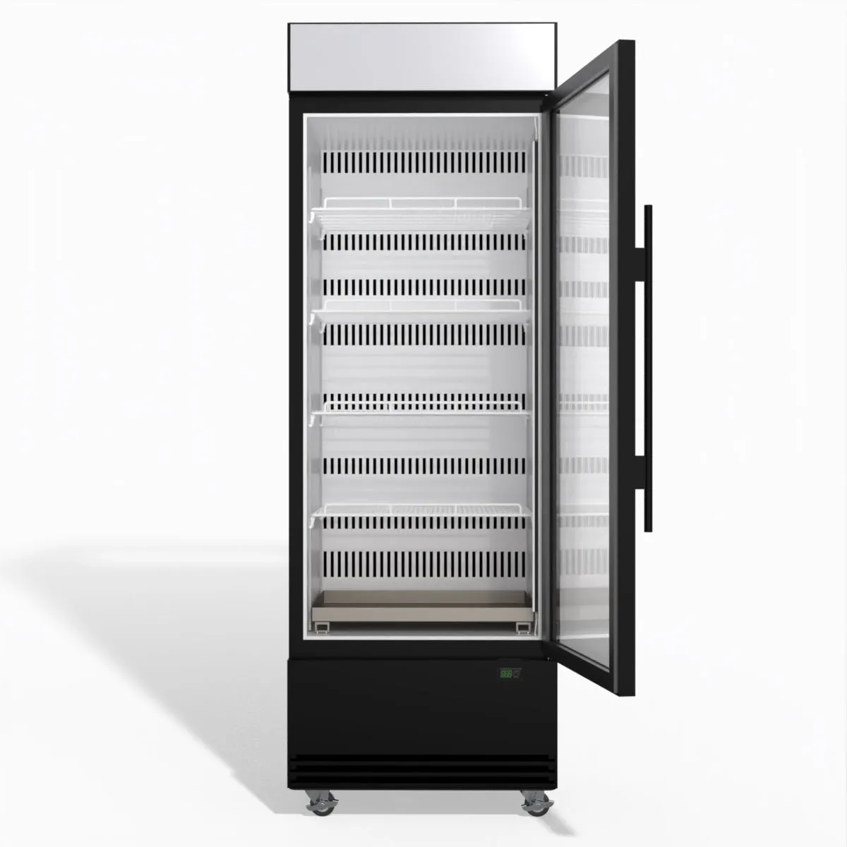 Skope BME600N-AC 1 Glass Door Display or Storage Fridge, Lit Sign