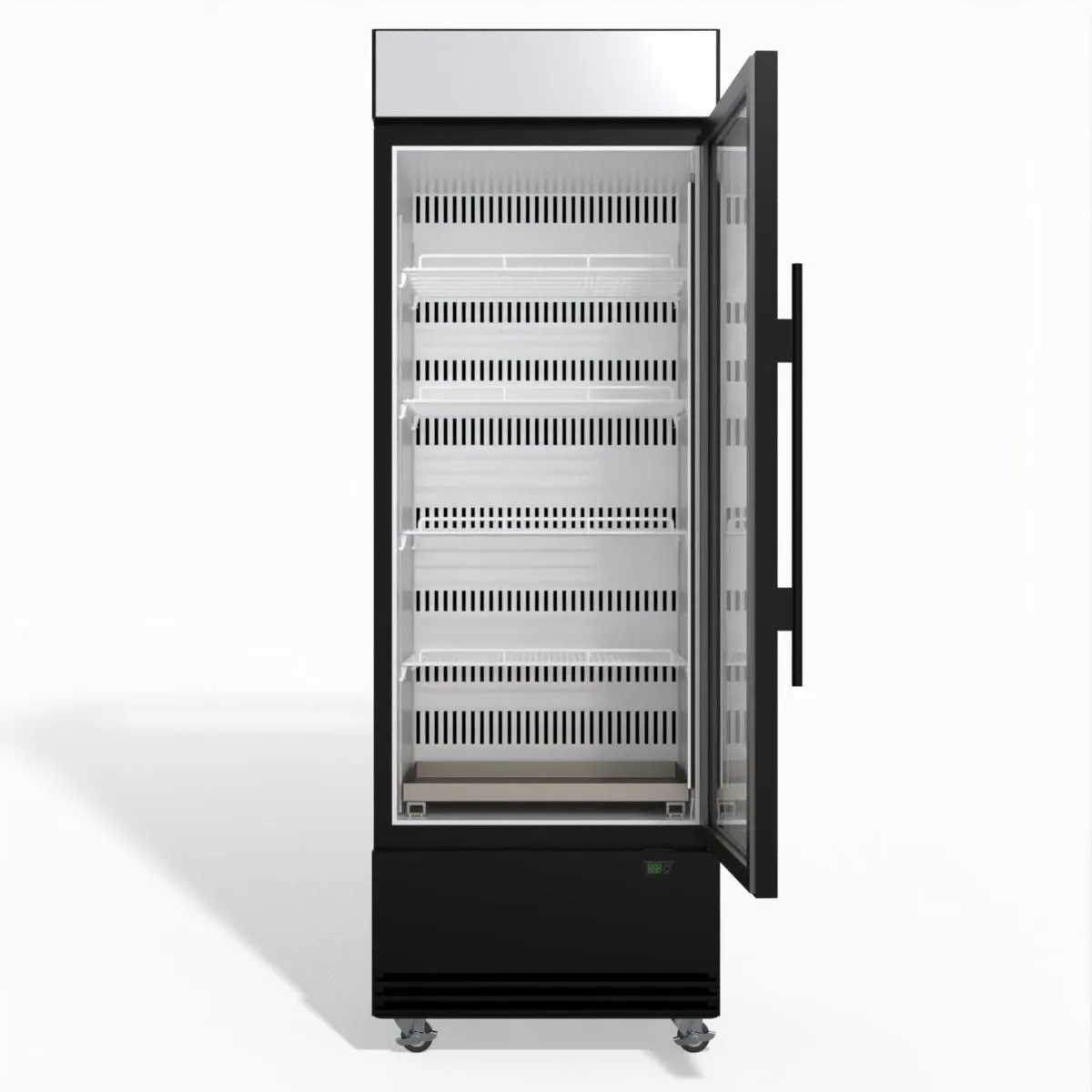 Skope BME600N-AC 1 Glass Door Display or Storage Fridge, Lit Sign