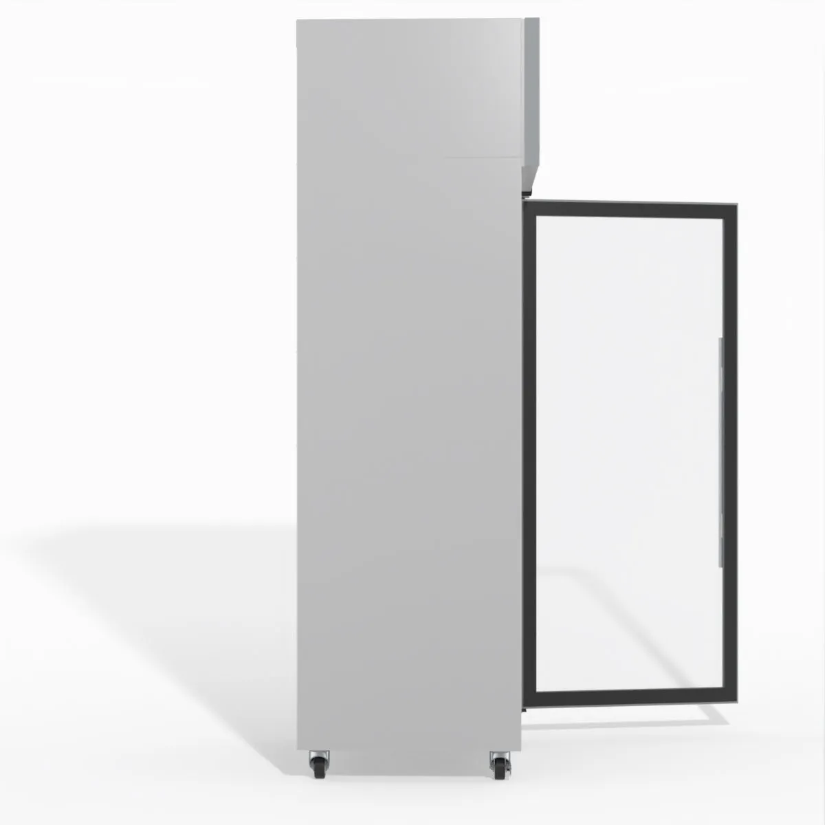 Skope TME650N-AC 1 Glass Door Display or Storage Fridge, Lit Sign