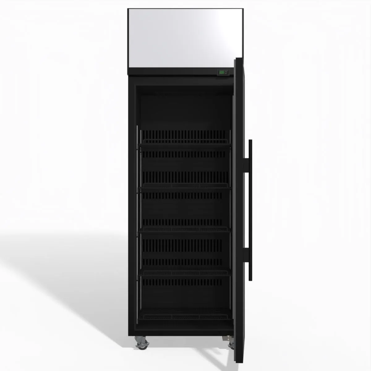 Skope TME650N-AC 1 Glass Door Display or Storage Fridge, Lit Sign