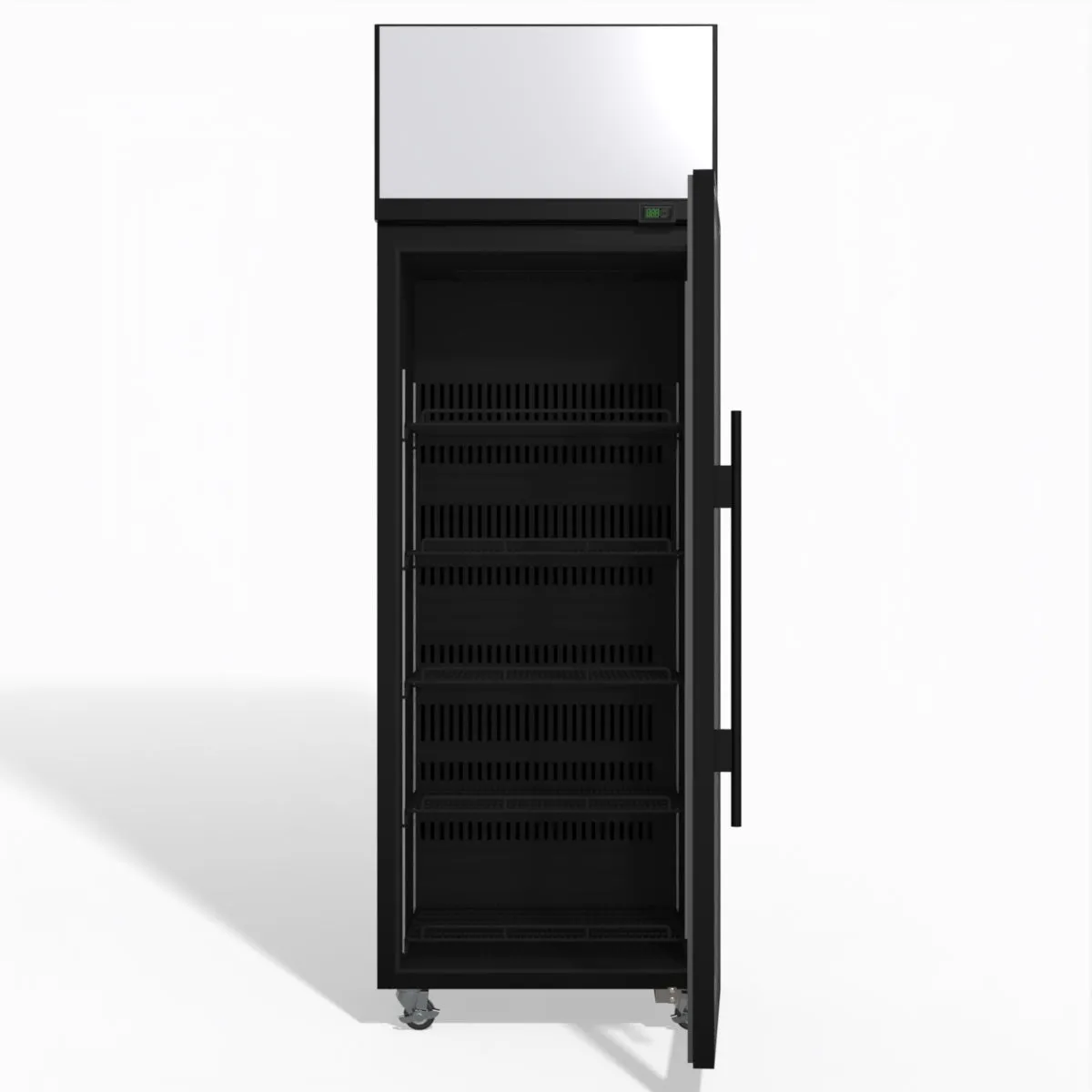 Skope TME650N-AC 1 Glass Door Display or Storage Fridge, Lit Sign