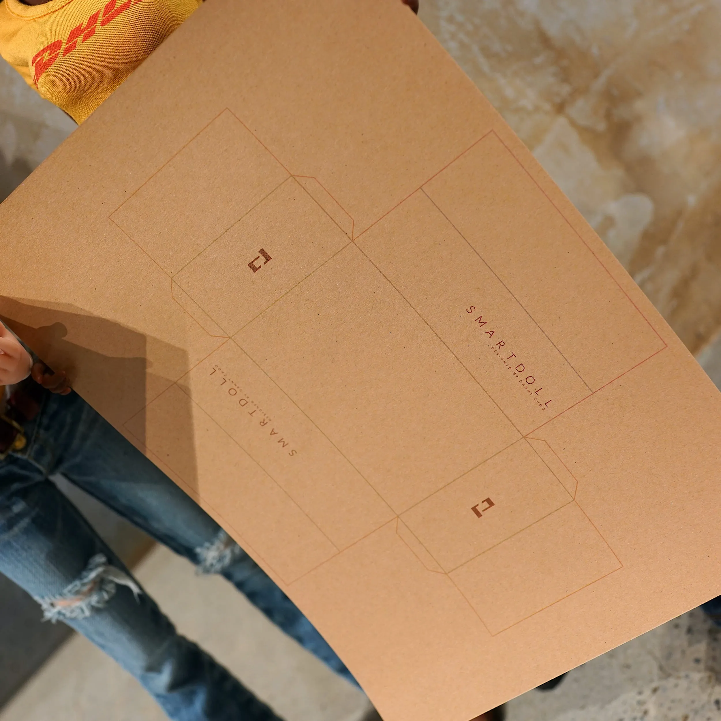 Smart Doll Box Papercraft Cut Out