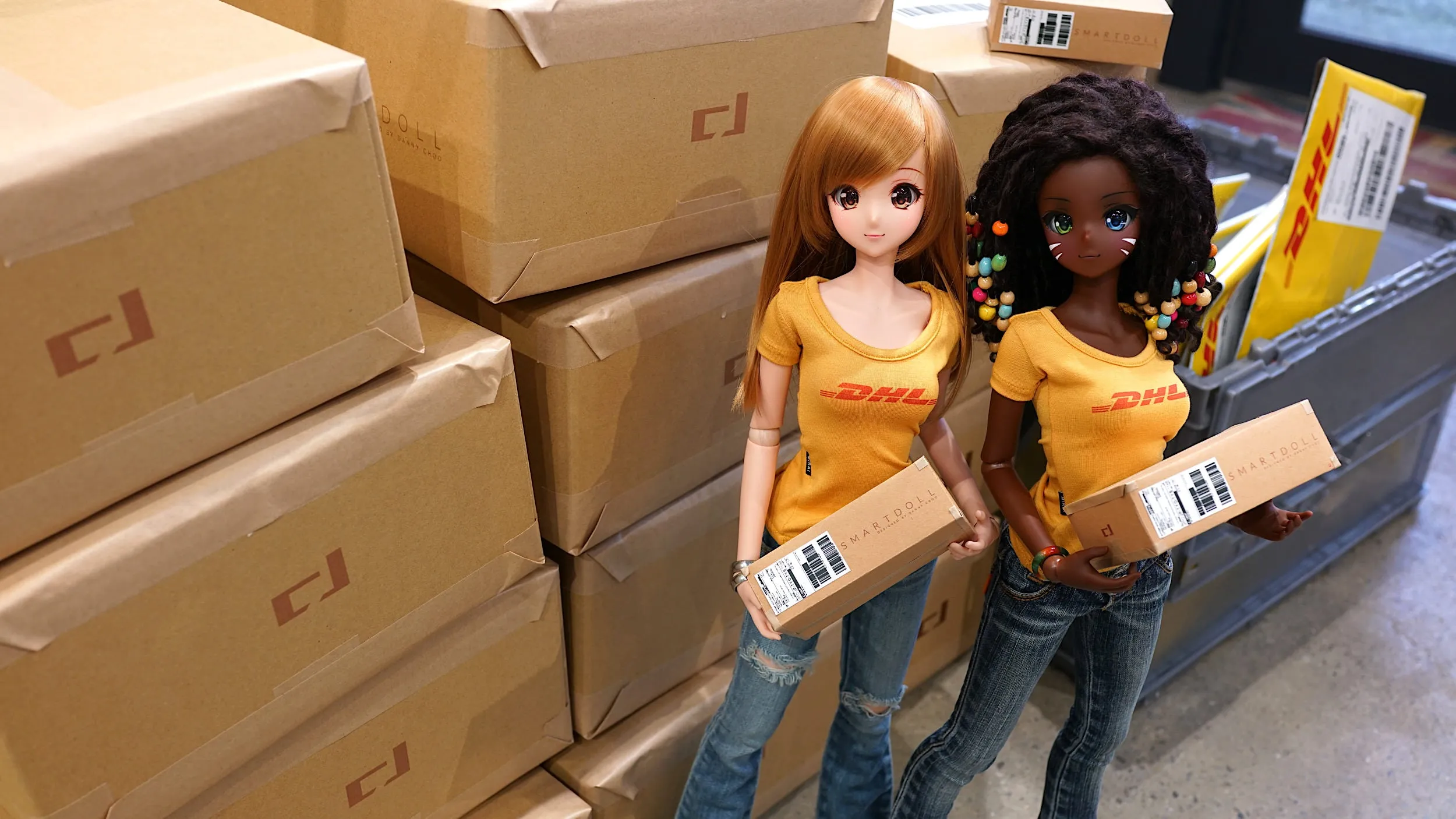 Smart Doll Box Papercraft Cut Out