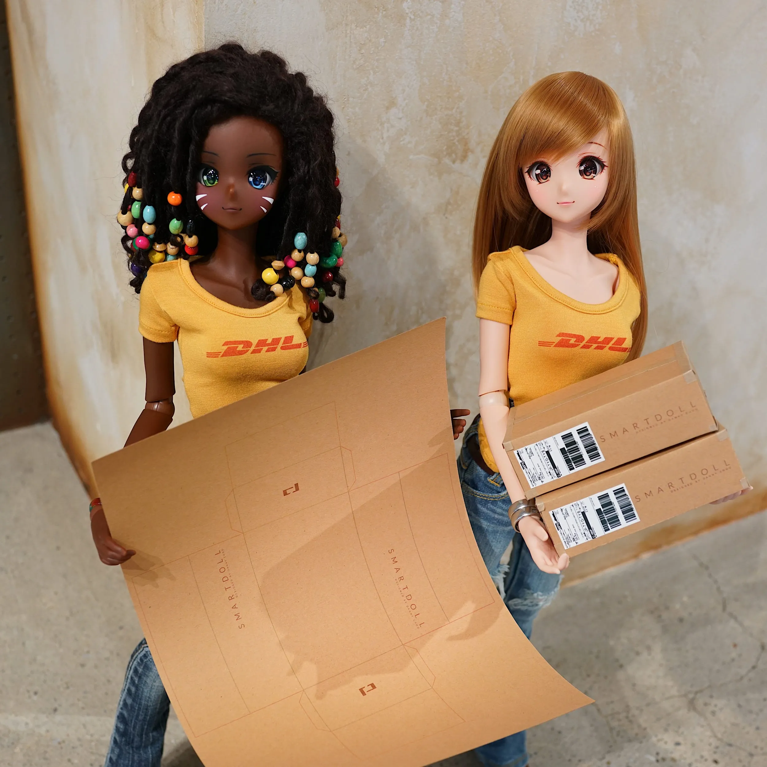 Smart Doll Box Papercraft Cut Out