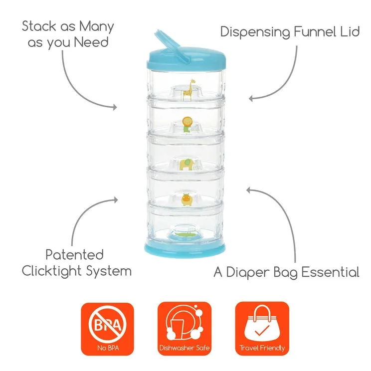 Stackable Baby Formula & Snack Storage Dispenser