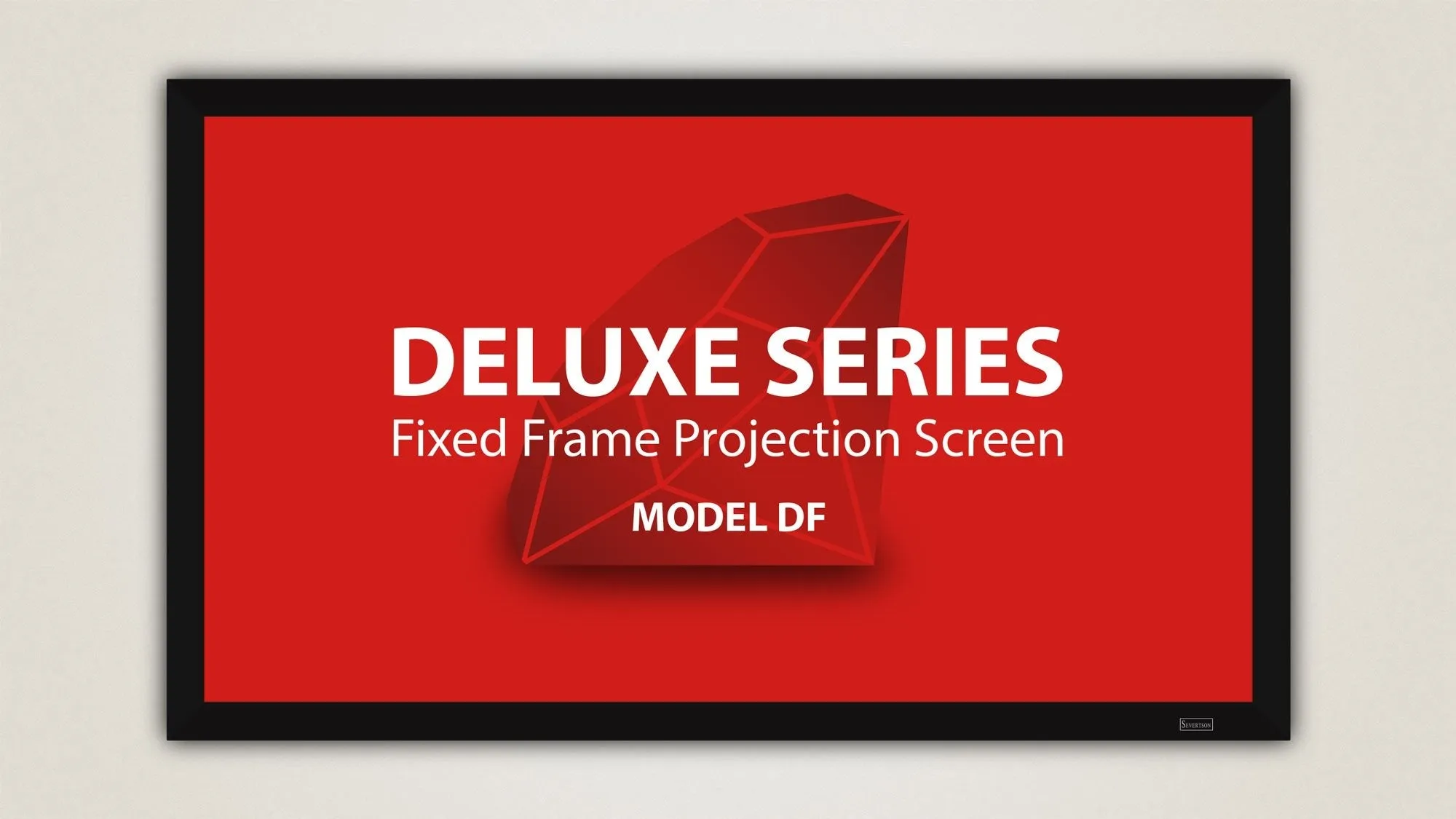 Stevertson Screens Deluxe Fixed Frame Series 350" (192.0" x 108.0") HDTV [16:9] DF169350BWMP