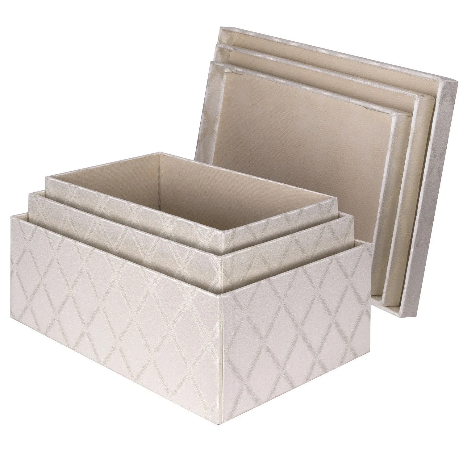 Storage Boxes set of 3, Galliana  (Wholesale)