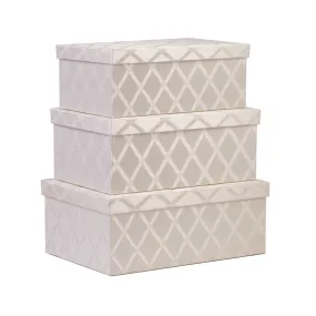 Storage Boxes set of 3, Galliana  (Wholesale)