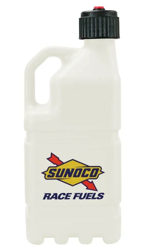 Sunoco Gen 3 5 Gallon Utility Jug - O-Ring Seal Cap - Screw-On Vent - Square - Clear