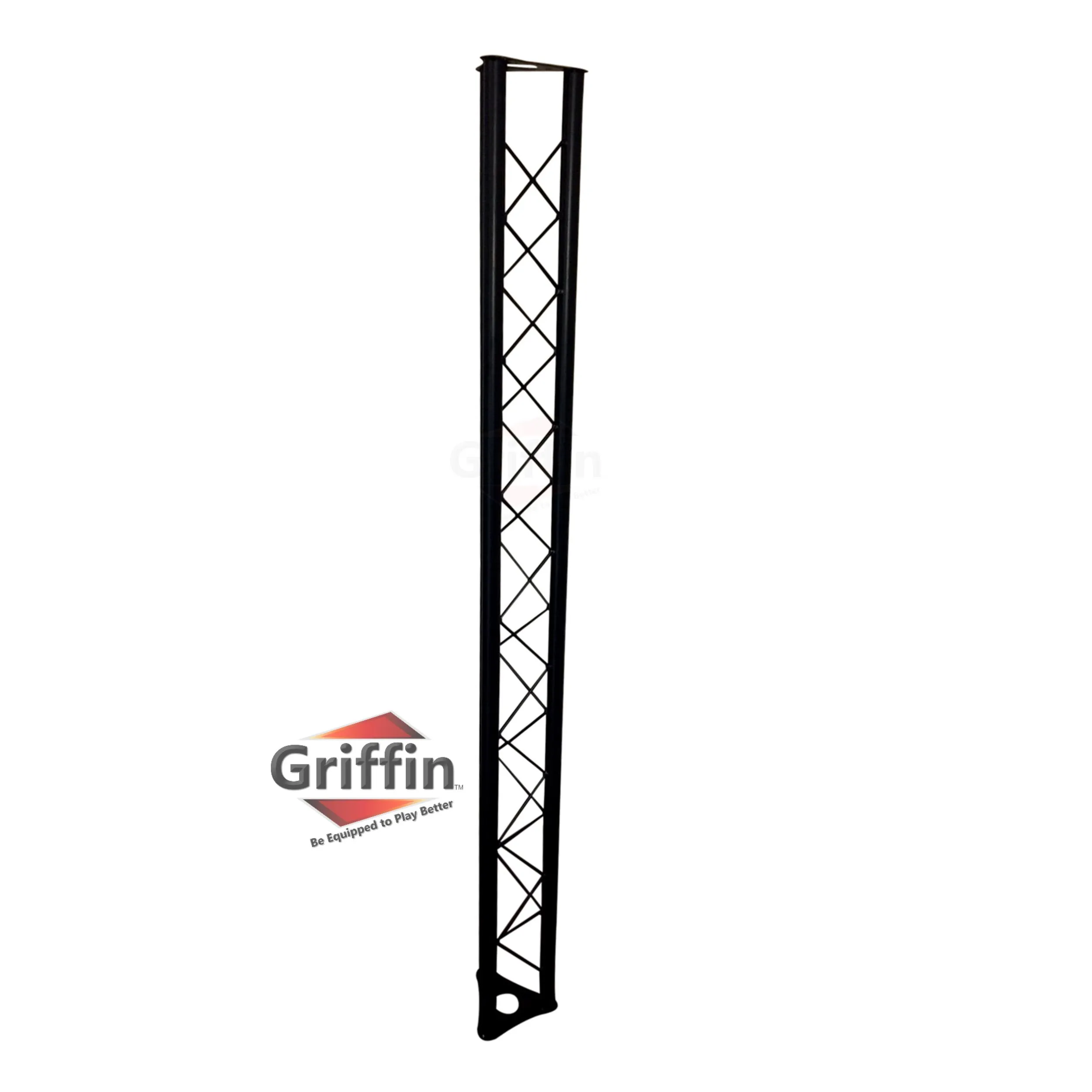 Triangle Truss Segment Extension by GRIFFIN - 5Ft Extra Trussing Section for DJ Booth Lighting System Stand - Mount Light Cans & Sound Effects Stage