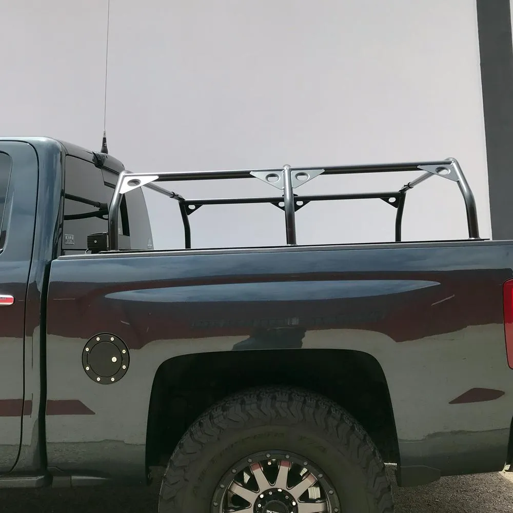 Truck Bed Rack for RTT, Adjustable, 51" Length, Steel, Black