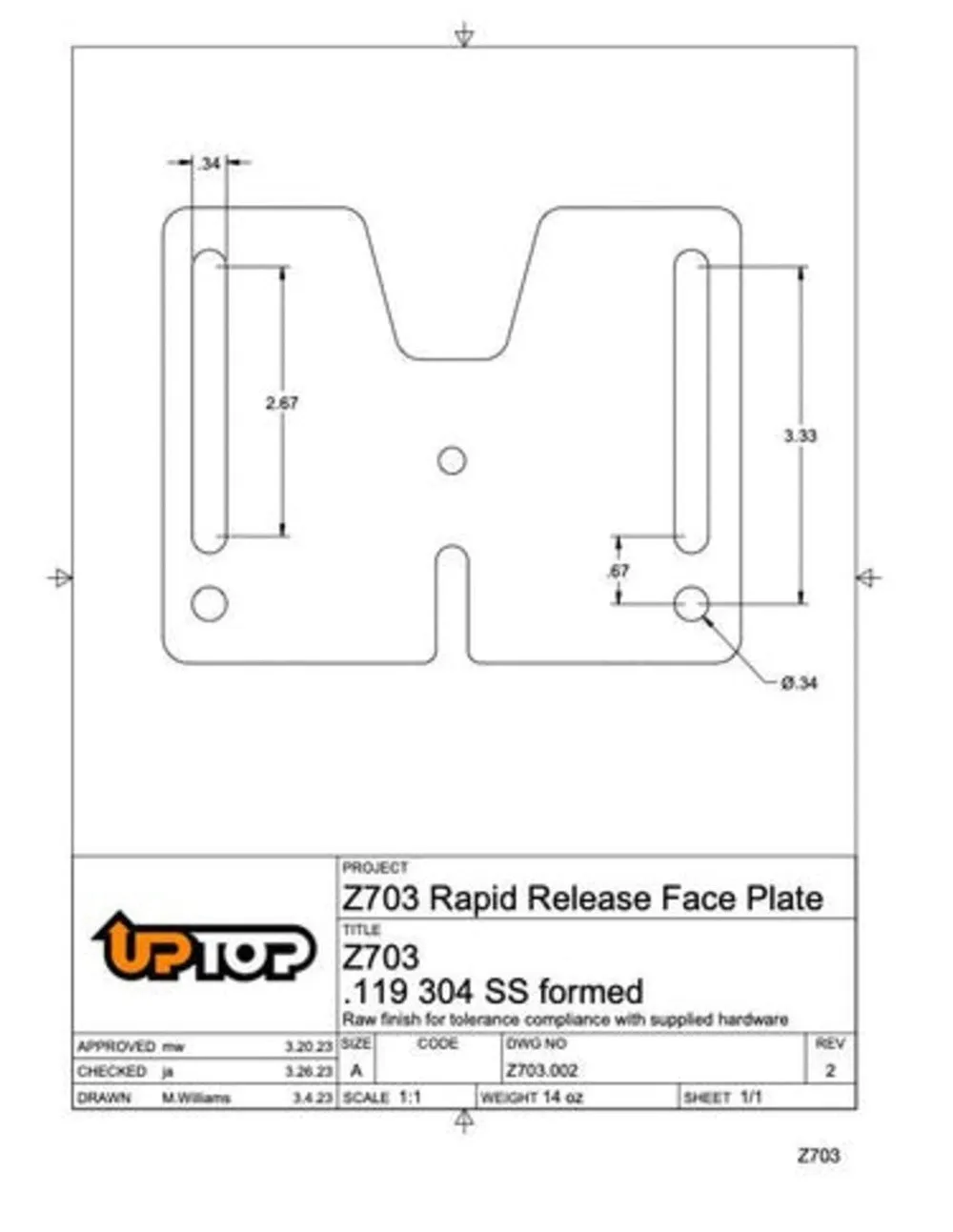 upTOP Overland Rapid Release Awning Mount