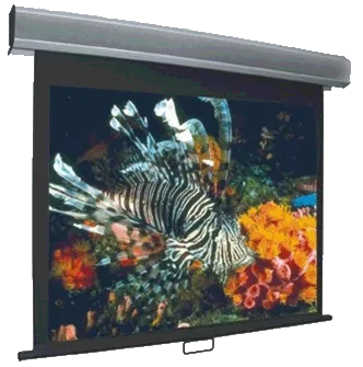 Vutec Econo Pro Manual Wall Front Projection Screen 84-Inch 4:3 Format