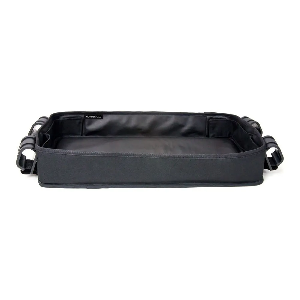 Wonderfold Snack and Activity Tray for W4 Stroller Wagons - Black