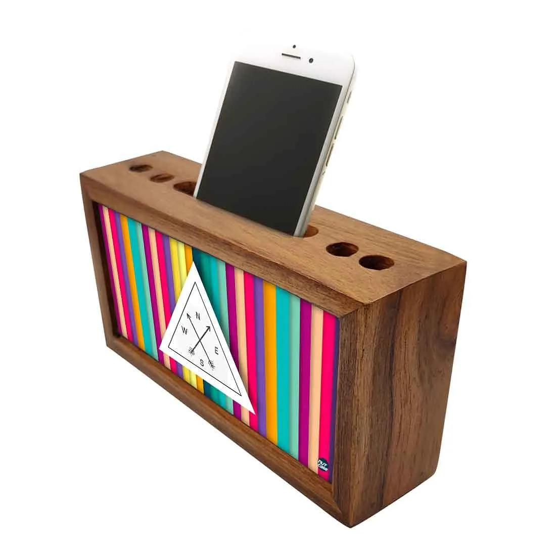 Wooden office desk organizer - News